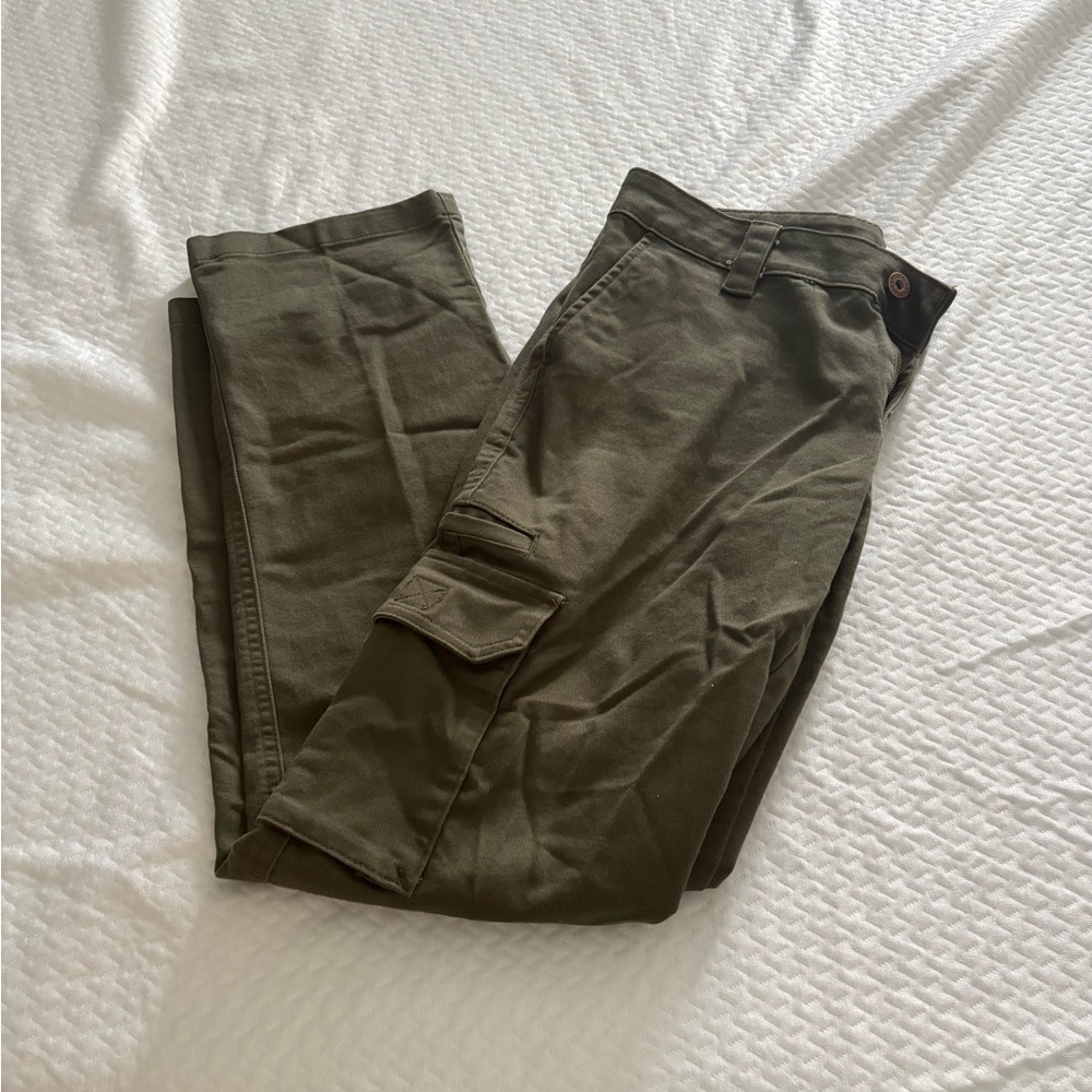 Women’s Olive Cargo Pants